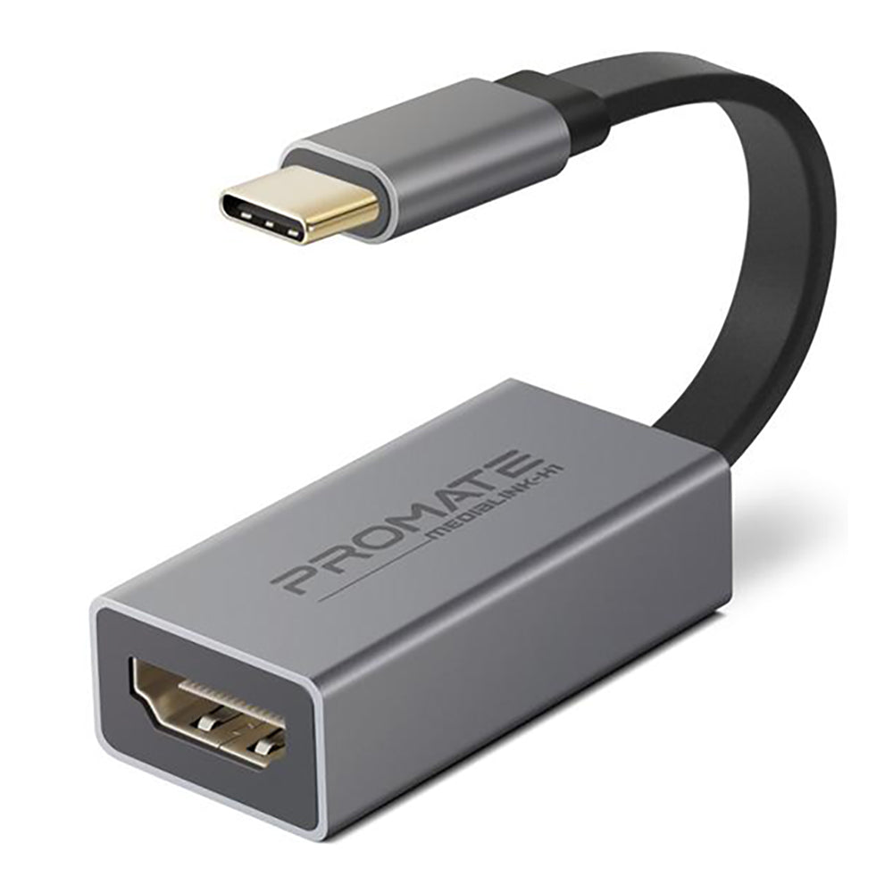 Promate Medialink-H1 USB-C To HDMI Adapter (4617632743524) Promate Medialink-H1 USB-C To HDMI Adapter (4617632743524)